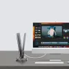 Gravitacinis laikiklis-stovas MacBook sidabrinis