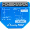 Išmanusis jungiklis „Shelly 1 Gen4“, belaidis, 240 V kintamoji įtampa, „Bluetooth 5.0“ / „Wi‑Fi“ / „ZigBee“, plastikinis korpusas, 42×16×37 mm, pakuotėje 2 vnt.