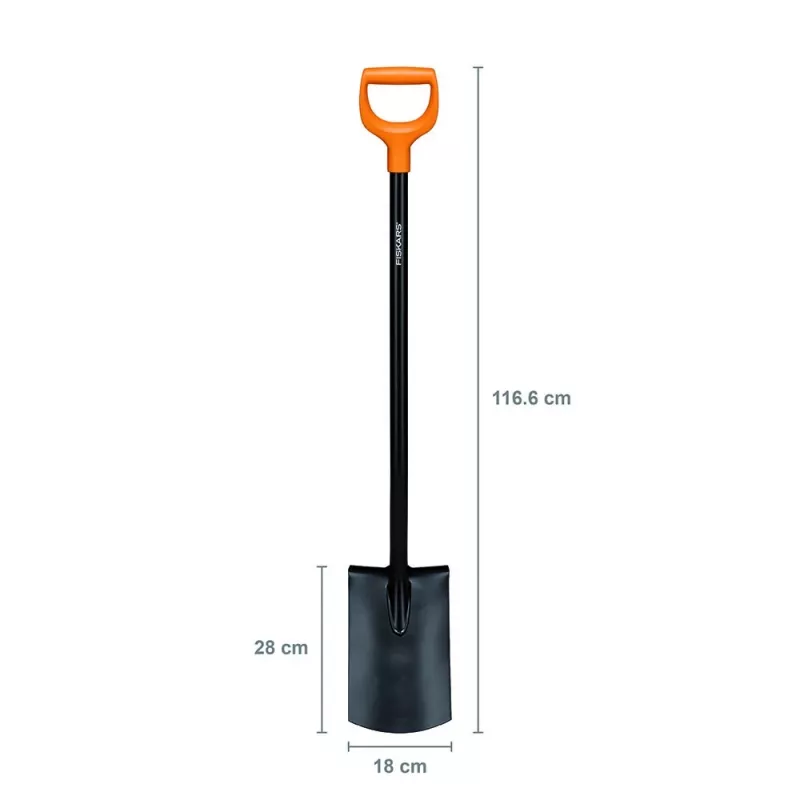 Kastuvas Fiskars 131403 — Fiskars sodo kastuvas modelis 131403, plieninė geležtė, medinė rankena