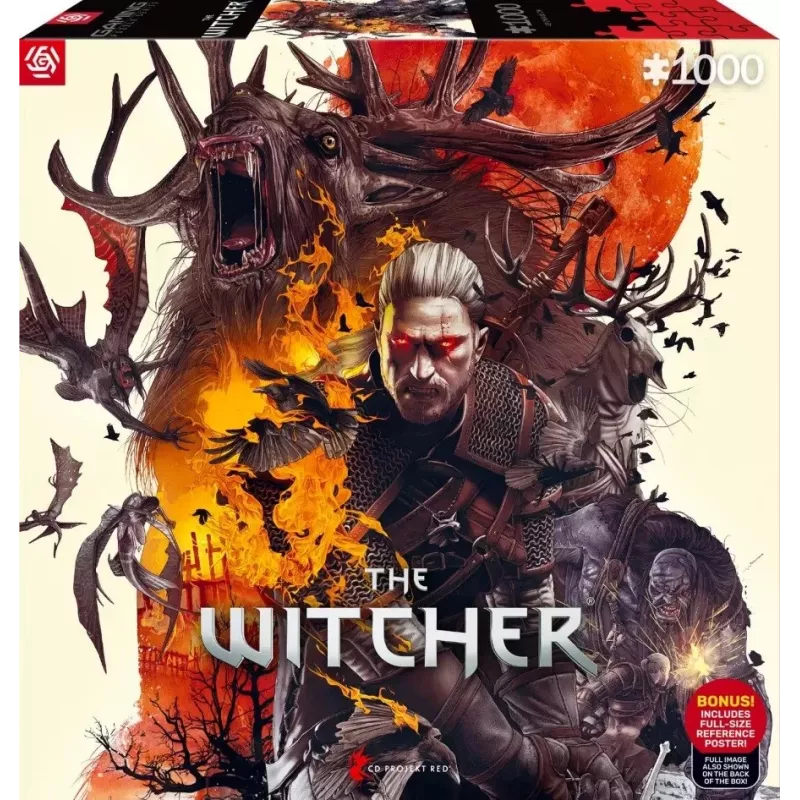 Good Loot Gaming Puzzle: The Witcher Monsters, 1000 vnt.