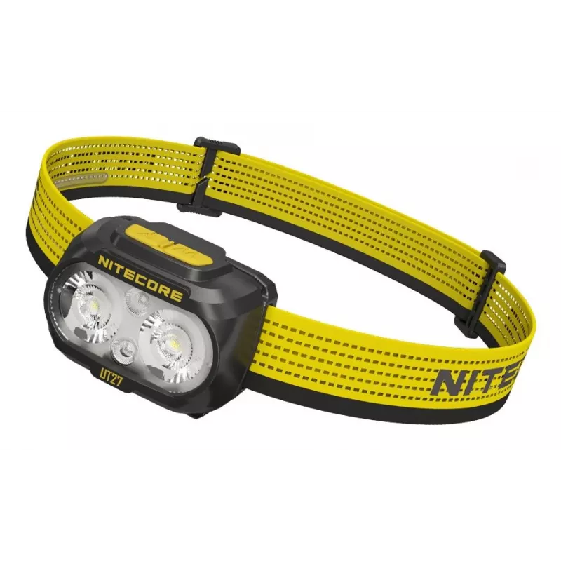 Nitecore UT27 MCT juoda, geltona galvos juostos žibintuvėlis LED
