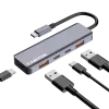 Canyon DS-18 - USB-C Hub - 5 ports - 1x USB-C 5V DC charging - 2x USB-C - 10Gbps - 2xUSB 3.2 p