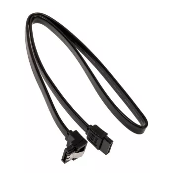 SATA kabelis Akasa Proslim 90° 50 cm — stačiakampis SATA duomenų kabelis, 50 cm