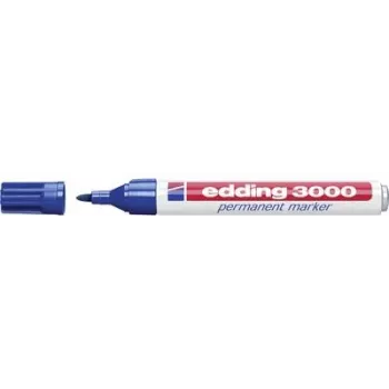 Nuolatinis žymeklis Edding 3000 Mėlynas 10 vnt.