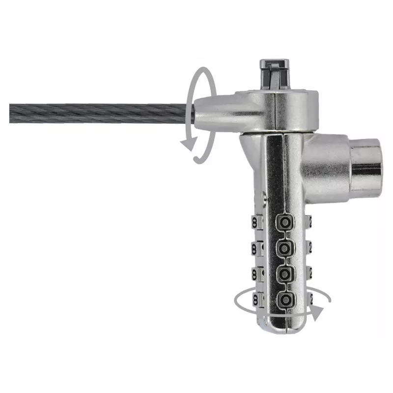 Dicota apsaugos kabelis T-Lock, kombinacinis, raktinis 3x7 mm lizdas