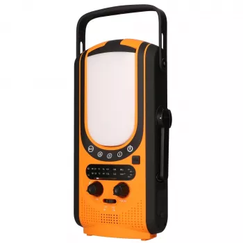 Extralink Power Ranger EPS-6000 | Išorinė baterija | 6000mAh, FM radijas, LED šviestuvas, dinama, saulės baterija