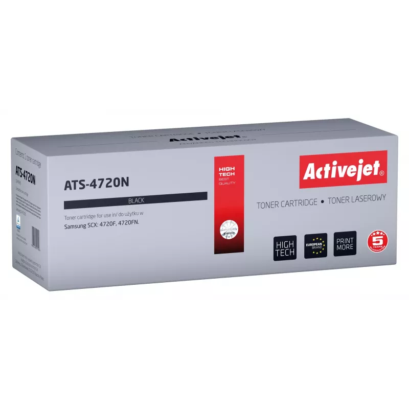 Activejet ATS-4720N toneris (pakaitalas Samsung SCX-4720D5; Supreme; 5 000 puslapių; juodas)