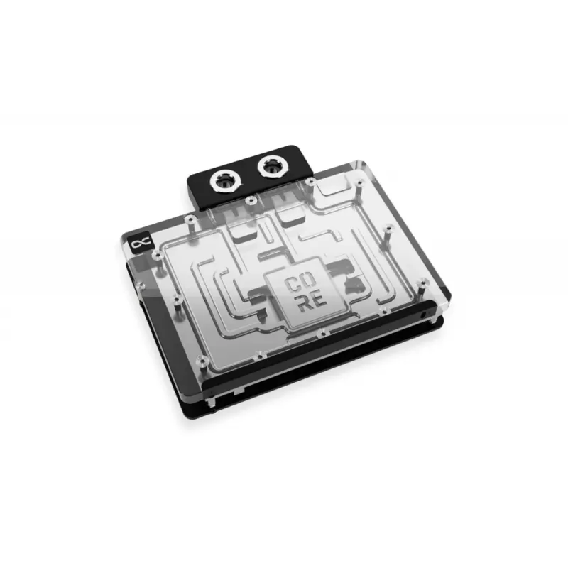 Backplate Alphacool 10265 Acrylic Aluminium Chrome Copper Nylon Juoda 161mm