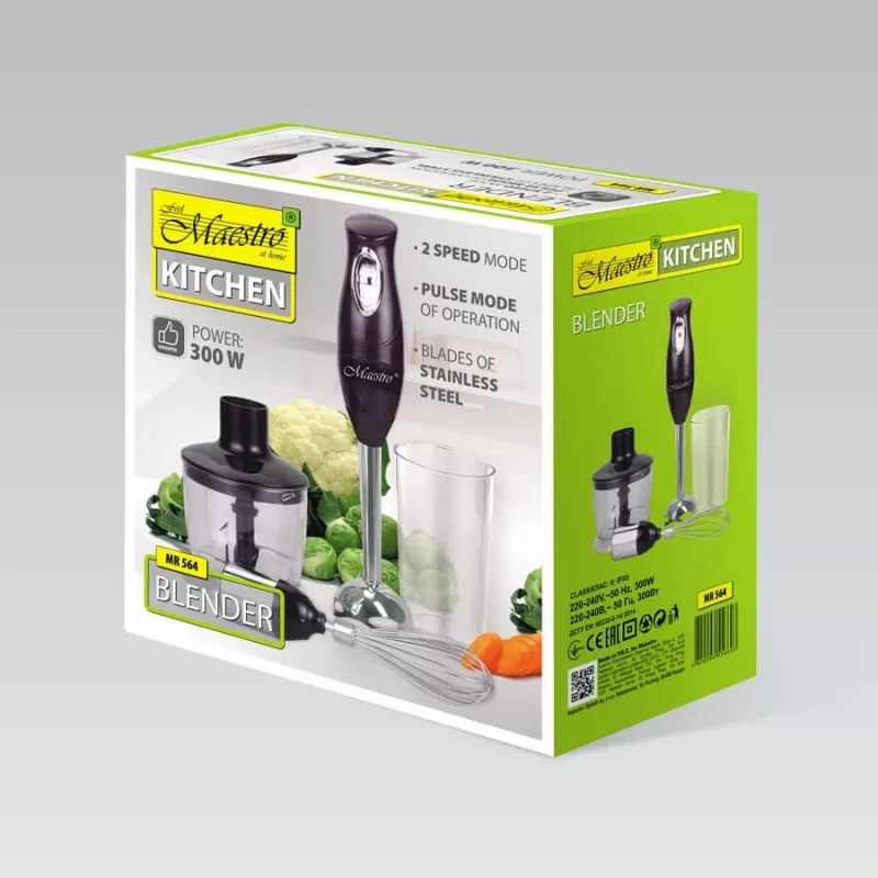 Feel-Maestro MR-564 5-in-1 trintuvas 0.6 l 300 W Juodas