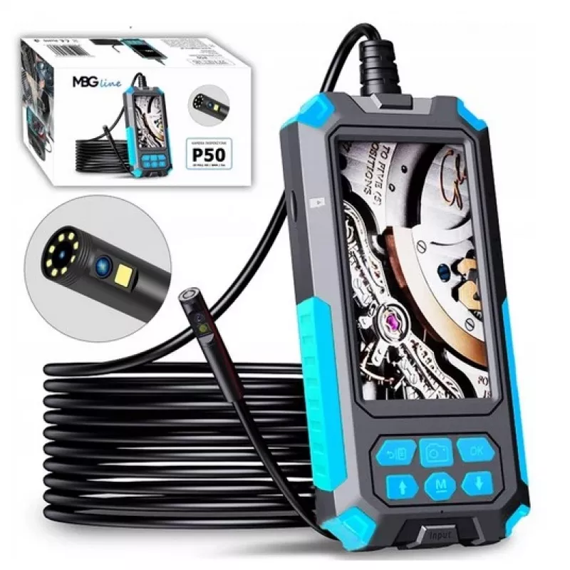 Patikros kamera MBG Line P50 Duo endoskopas su 9 LED, 2x Full HD, 5 m
