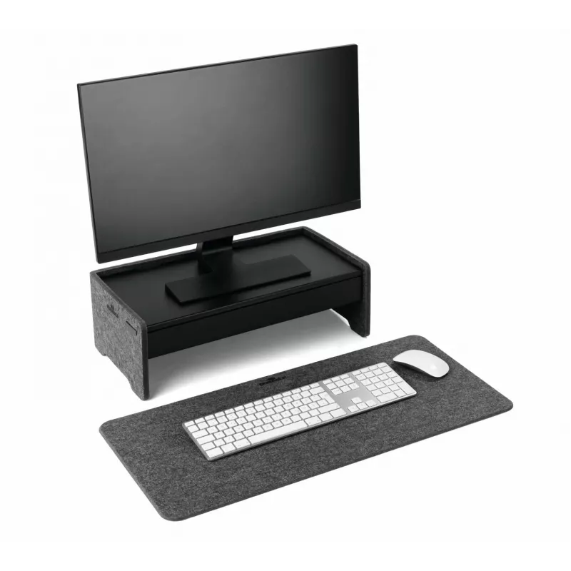 Stalčius Durable 508201 monitoriaus laikiklio priedas juodas metalinis 468 mm plotis 221 mm gylis 53 mm aukštis