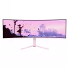 Lenktas monitorius Arozzi Nova 49” (124.5 cm) Dual QHD 5120×1440 LED VA 32:9 4 ms Rožinis