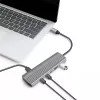 LogiLink USB 3.2 Gen2 šakotuvas 4+1 prievadų 2x USB-A 2x USB-C PD 100W aliuminis