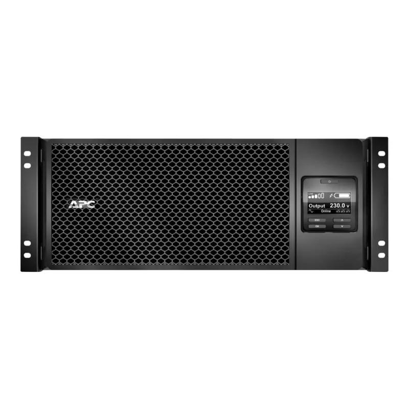 APC Smart-UPS On-Line, 6kVA/6kW, Rackmount 4U, 230V, 6x C13+4x C19 IEC lizdai, tinklo plokštė+SmartSlot, pailginta veikimo trukmė, su bėgeliu, Marine