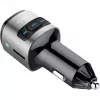 FM siųstuvas 4smarts 456201 Cigar lighter Juoda Sidabrinė AM FM Bluetooth