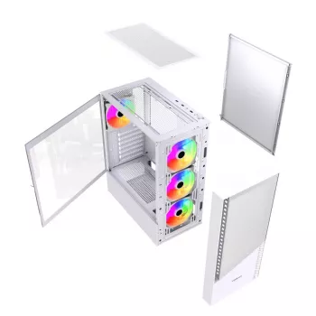 PC Case Midi Tower Fornax 4300 ATX white