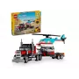 LEGO Creator 2-in-1 Flatbed Truck with Helicopter set 31146, keičiama konstrukcija vaikams