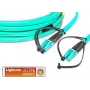 Lightwin LDP-50 LC-LC 10.0 OM3 FD šviesolaidinis kabelis 10 m akva spalvos (LDP-50 LC-LC 10.0 OM3 FD)