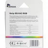 Kompiuterio korpuso apšvietimo rinkinys INTER-TECH RS-042 RGB — RGB LED juostelė 1000 mm, 10 mm pločio, juoda