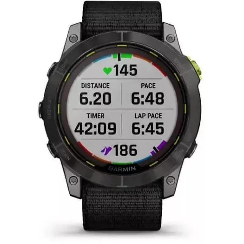 Garmin Enduro 2 3,56 cm (1,4) MIP 35 mm Skaitmeninis 280 x 280 pikselių Liečiamas ekranas Pilka Wi-Fi GPS (palydovinis)