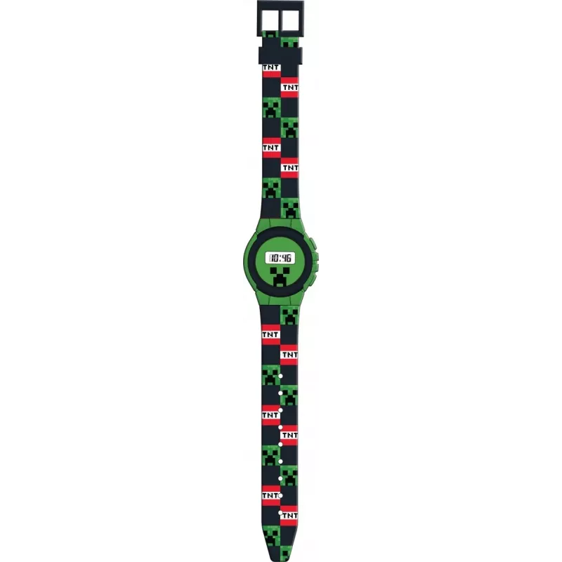 Kids Euroswan Watch Minecraft MIN4223 — vaikiškas analoginis/skaitmeninis rankinis laikrodis