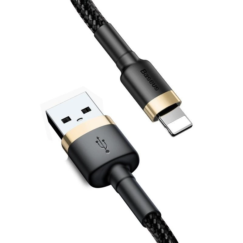 Baseus Cafule kabelis USB Lightning 1.5 A 2m (auksinė+juoda)