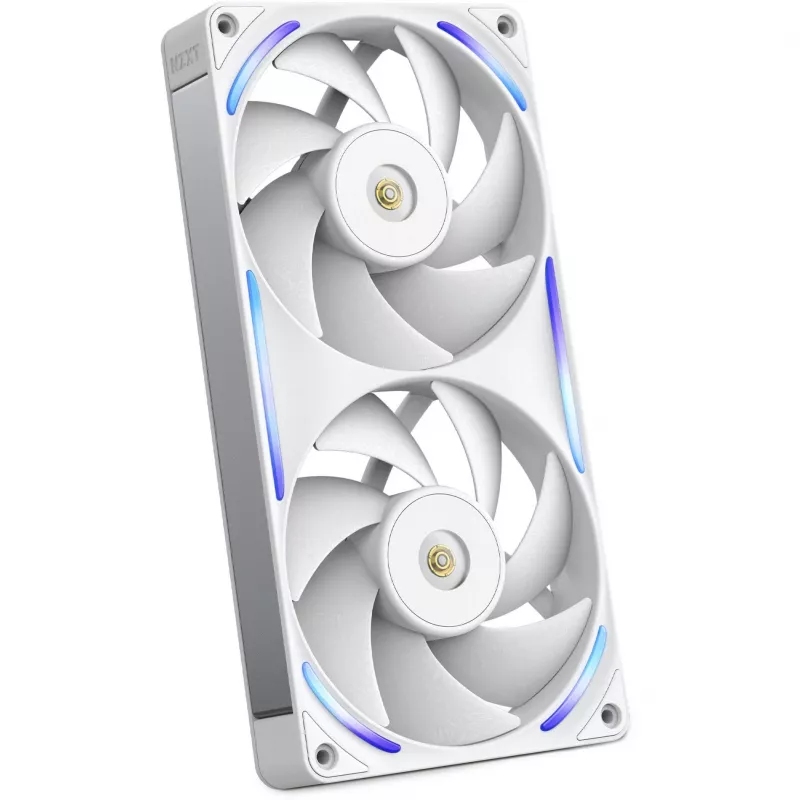 Kompiuterio korpuso ventiliatorius NZXT F240X 120 mm baltas, 1 vnt., 240×120×30 mm
