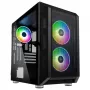 Kolink Citadel Mesh RGB Micro-ATX korpusas – juodas