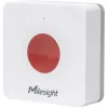 Belaidis medicininis pagalbos mygtukas Milesight WS101915M, maitinamas baterijomis LiCoO2, 50×50×18 mm, baltas