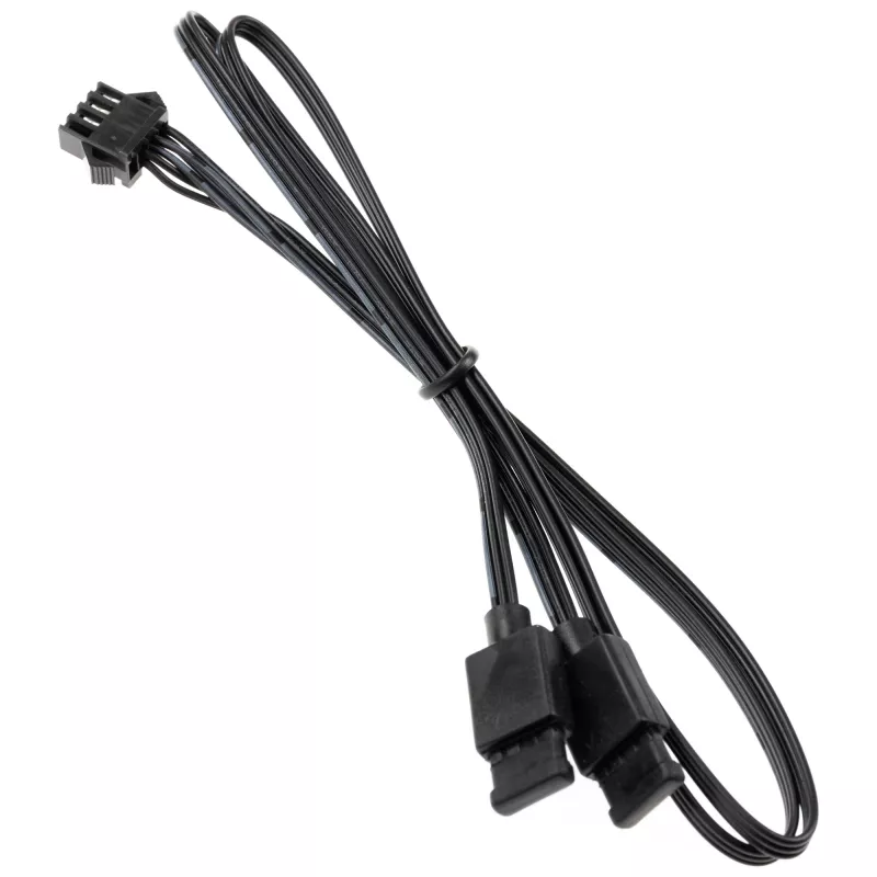 Kabelių adapteris Kolink 4 kontaktų ventiliatorius į 3 kontaktų 5V ARGB, 0,4 m
