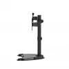 Gembird MS-D2ST-02 monitoriaus stalo stovas (sukamas, pakreipiamas, pasukamas), 13”-32”, juodas