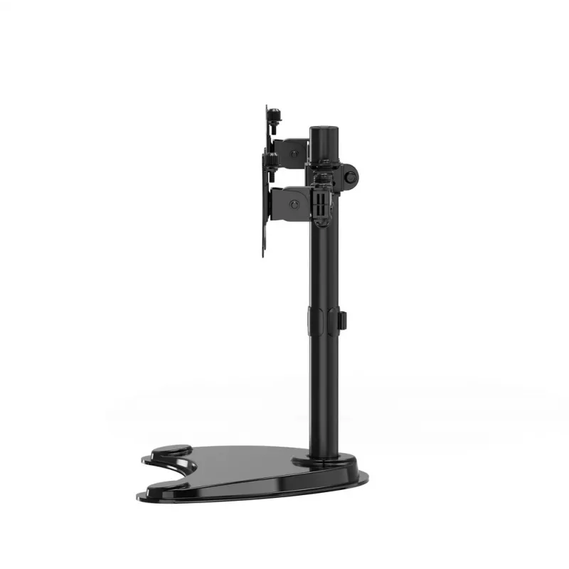 Gembird MS-D2ST-02 monitoriaus stalo stovas (sukamas, pakreipiamas, pasukamas), 13”-32”, juodas