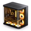 PC korpusas Jonsbo TK-2 2.0 Midi Tower Juoda