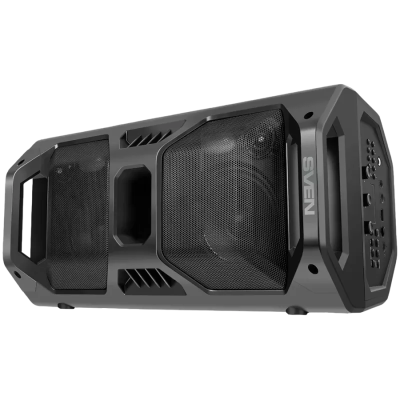 Garsiakalbis SVEN PS-600, juodas (50 W, TWS, Bluetooth, FM, USB, microSD, LED ekranas, 4000 mAh)