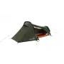 Tunelio tipo palapinė easy camp Sarek 1 (tamsiai žalia/oranžinė, 2025) — vieno asmens, tunelio dizainas