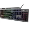 Mechaninė žaidimų klaviatūra „Lenovo Legion K500“ — pilno dydžio 104 klavišų USB, QWERTY JAV anglų k., RGB apšvietimas, pilka / juoda