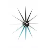 NeXtime klok 3051bl Nova, Ø50 cm, Sieninis, Juoda/ Mėlyna