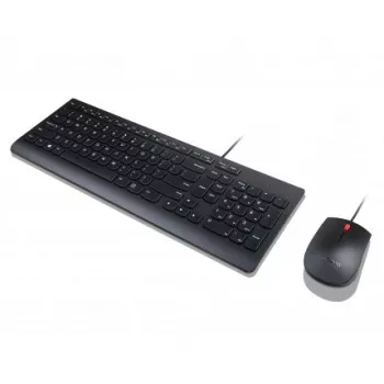 Lenovo 4X30L79897 klaviatūra Pelė įtraukta Universal USB QWERTZ vokiška juoda