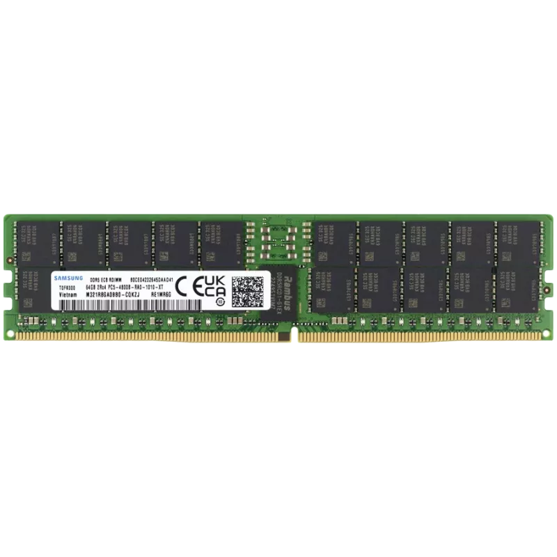 Samsung M321R8GA0BB0-CQK atminties modulis 64 GB 1 x 64 GB DDR5 288 kontaktų DIMM ECC