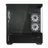 PC korpusas CHRONIX V2 Mid Tower ARGB ventiliatorius x3 juodas