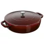 Gili kepimo keptuvė su dangčiu Staub - 28 cm Granatų spalva