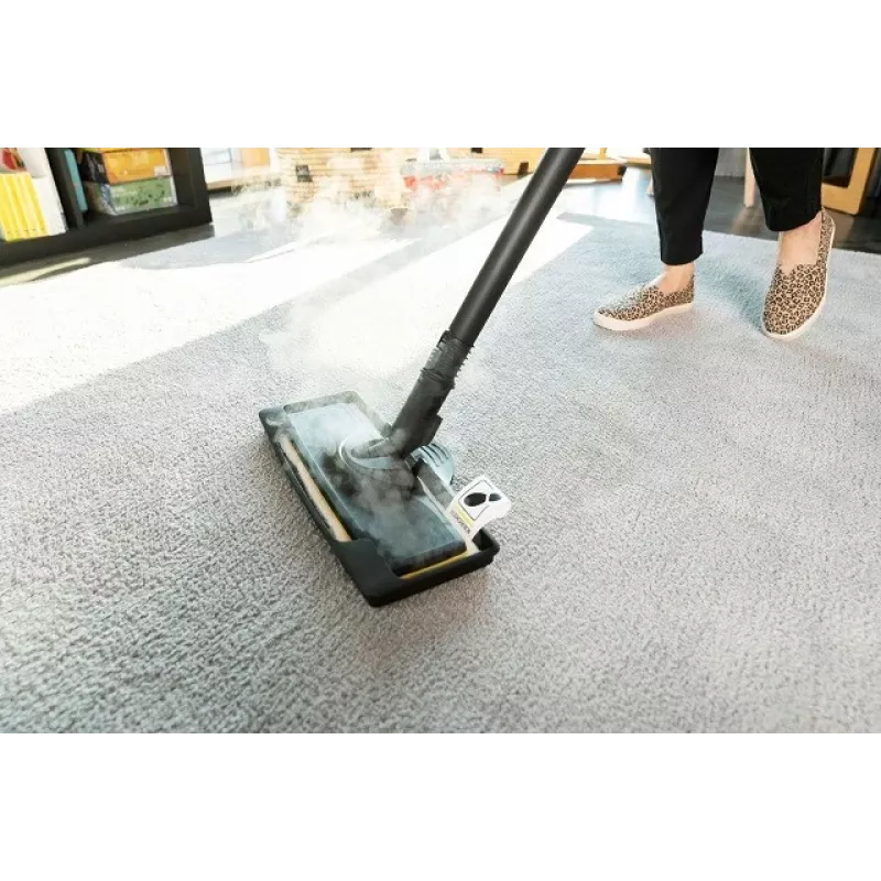 Garinė šluota Kärcher SC 3 EasyFix Plus — 1 L vandens bakelis, 1900 W, 3,5 bar garų slėgis, balta