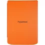 Dėklas-knygelė 6 colių el. knygų skaitytuvui PocketBook Shell — oranžinis, 112×160×12,5 mm, 0,0765 kg
