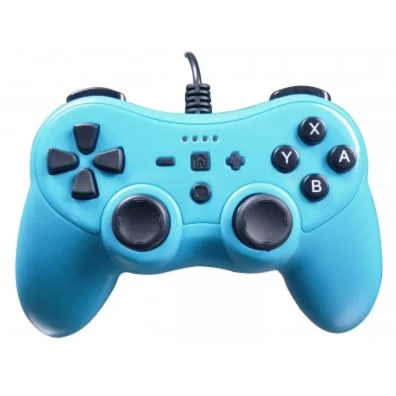 Laidinis valdiklis SUBSONIC SA5488-1 Neon Blue — skirtas Nintendo Switch, laidinis jungimas