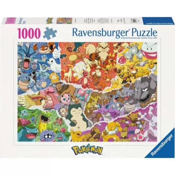 Dėlionė Ravensburger Colour puzzle 1000 detalių (12000832) — Animaciniai filmukai, 700 mm plotis, rekomenduojamas amžius 14+