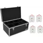 EUROLITE Light Set 4x AKKU TL-3 TCL baltas — maitinamas baterijomis nešiojamasis apšvietimo rinkinys