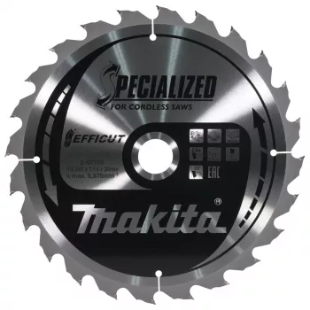 Makita Efficut diskinis pjūklas 26 cm 1 vnt.