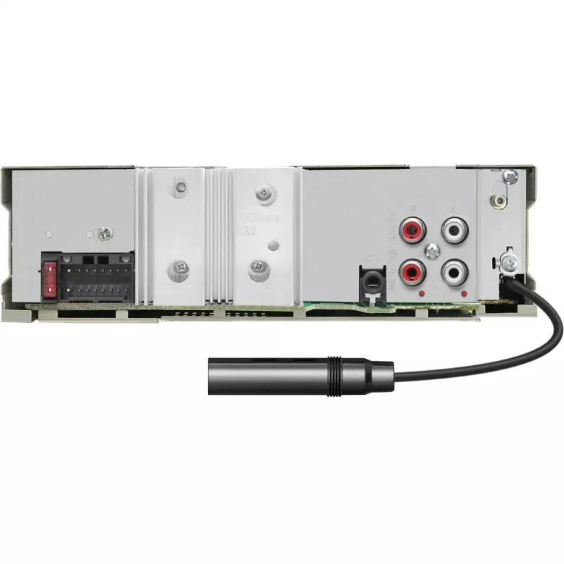 Elektronika KMM-BT508DAB, juoda, 1 DIN, 200 W, 50 W, 24 h, AAC, FLAC, MP3, WAV, WMA