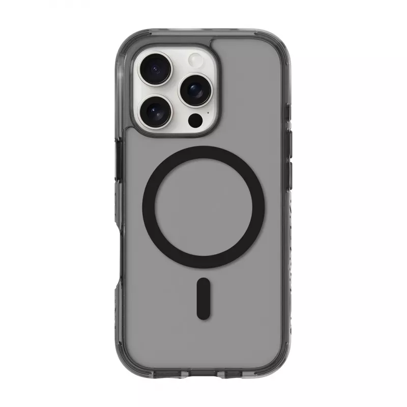 Dėklas LAUT CRYSTAL MATTER X iPhone 16 Pro Max permatomas juodas