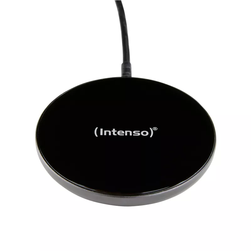 Intenso MB1 belaidis įkroviklis išmaniesiems telefonams, juodas, USB, belaidis, greitasis įkrovimas